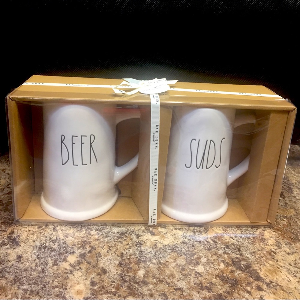Rae Dunn Beer Mugs